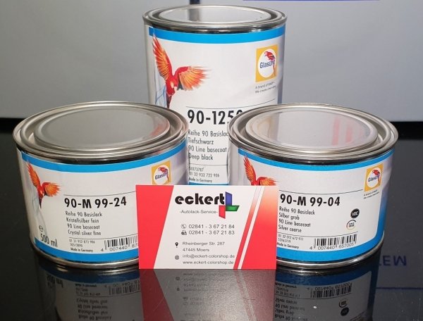 Glasurit 90-1250 Mischlack tiefschwarz 1Ltr. (152,28 EUR / 1 Ltr. Grundpreis)