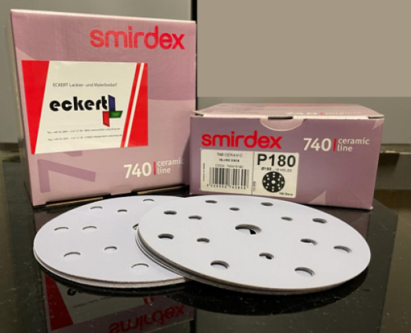 SMIRDEX 740 CERAMIC - 100 Stk. in Packung - ⌀150mm - P120