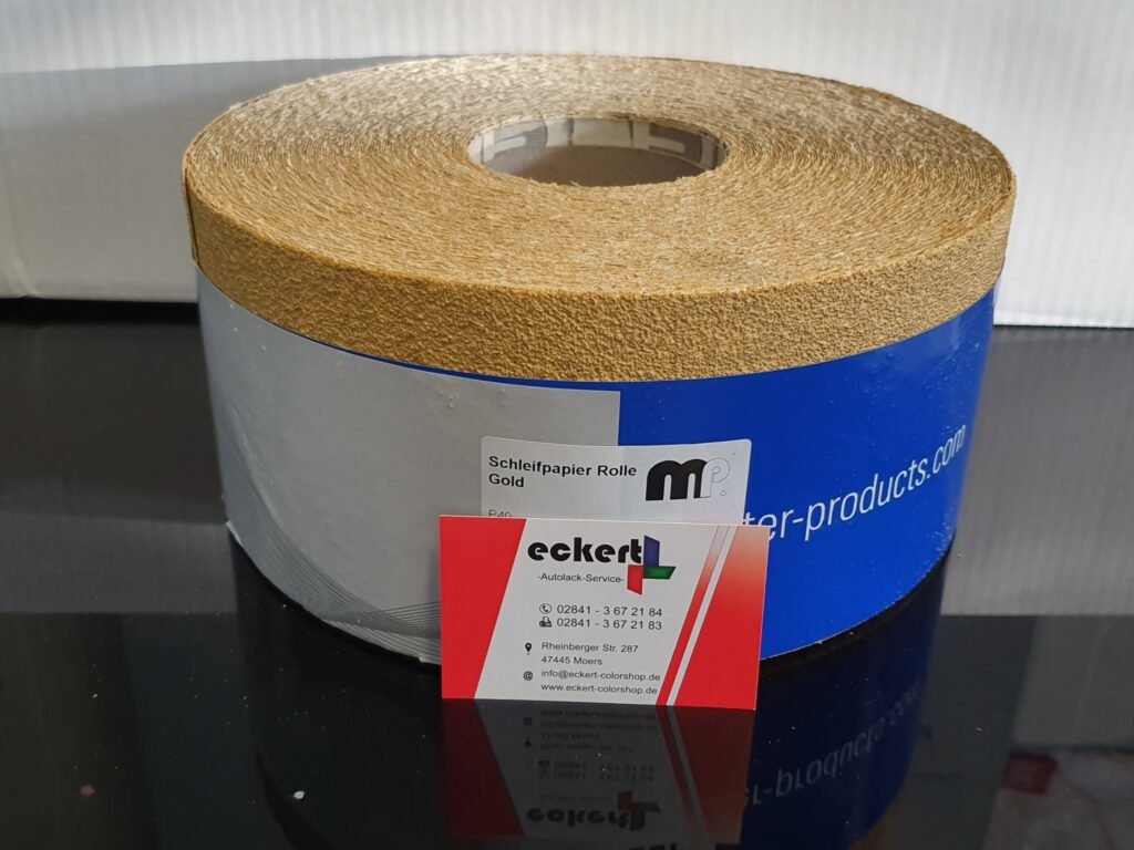 MP Schleifpapier-Rolle "Gold" P180 50 x 115 mm